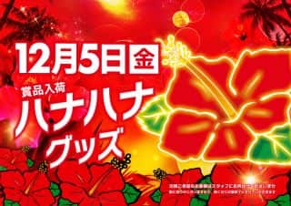 【ＺＥＮＴ名古屋北店】１２月５日（金）☆朝9時開店☆ハナハナグッズ入荷☆