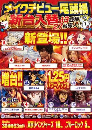 キャッスル尾頭橋店の新台入替！！朝９時開店！