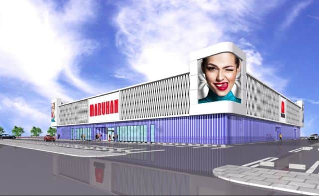 宮崎県　マルハン都城店　都城市　外観写真