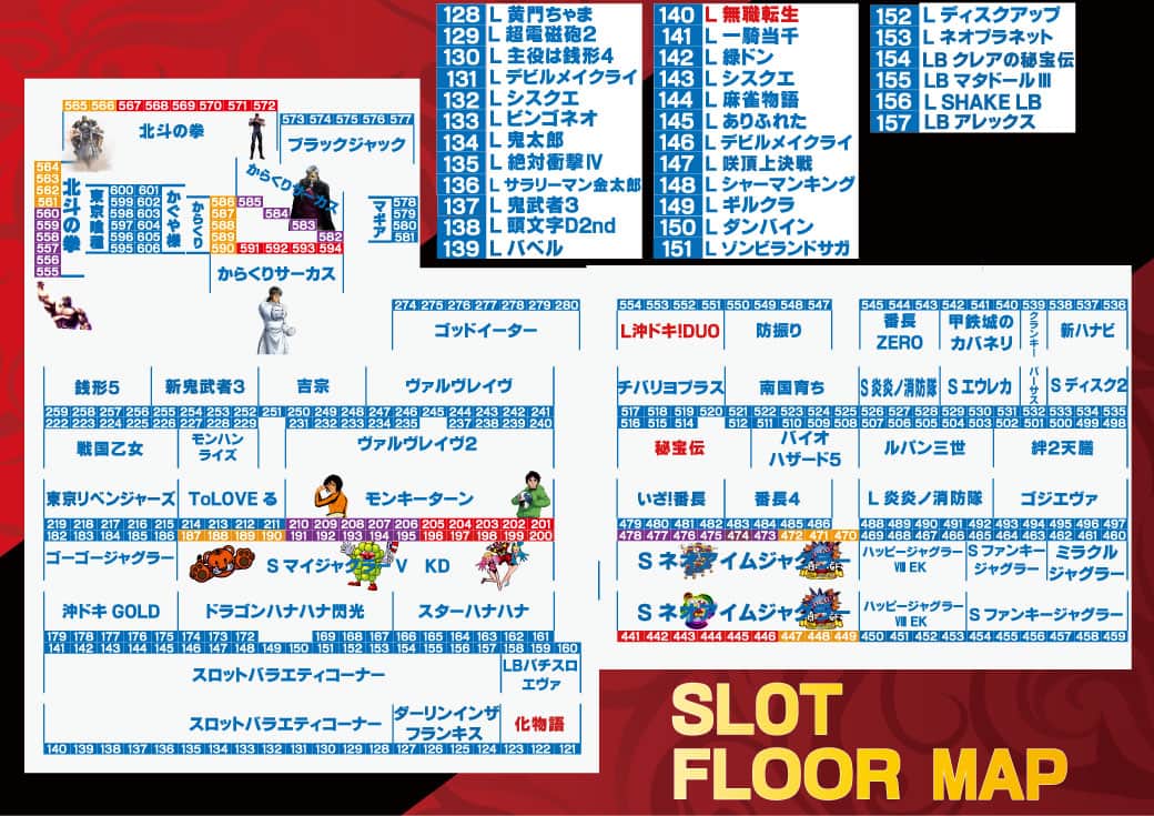 長野県　ニューアサヒ伊那店　伊那市 フロアマップ2
