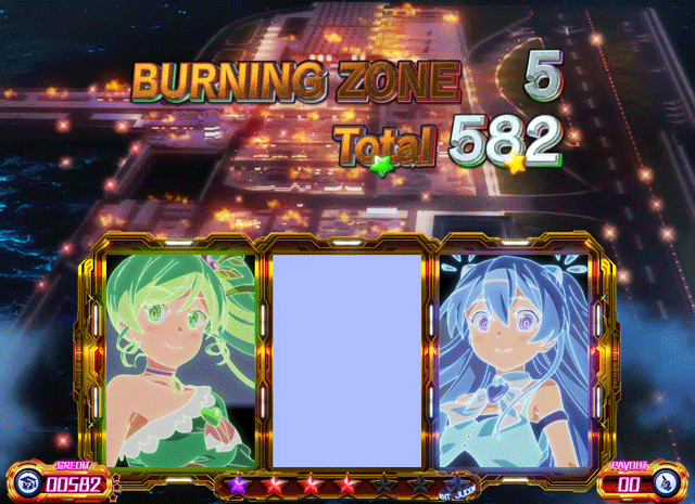 スマスロプリズムナナ ST終了画面 キャラ2人