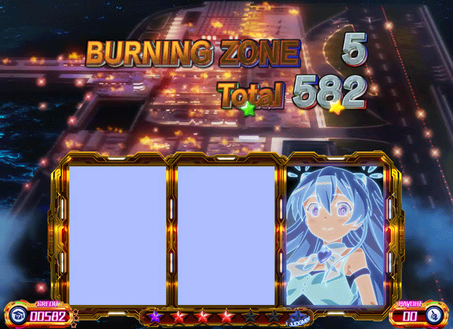 スマスロプリズムナナ ST終了画面 キャラ1人