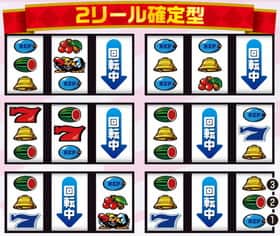 クランキーセレブレーションの2リール確定型の紹介