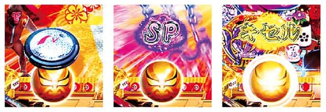 パチンコ　スマパチ　e花の慶次黄金の一撃の保留変化予告の信頼度数値　花の慶次〜黄金の一撃〜の赤保留の信頼度　緑保留の解析数値