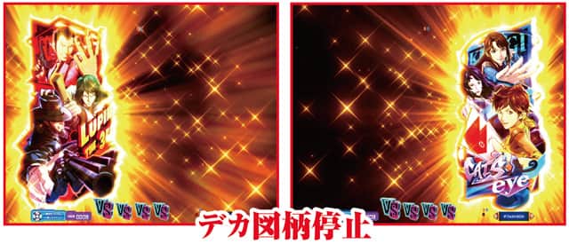 eルパン三世VSキャッツ・アイ 通常時主要予告演出信頼度