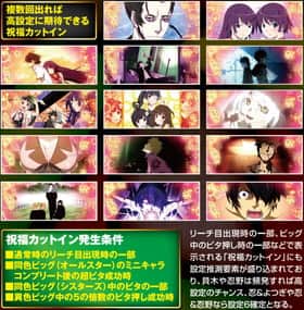 A-SLOT偽物語の複数回出れば高設定に期待できる祝福カットインの紹介