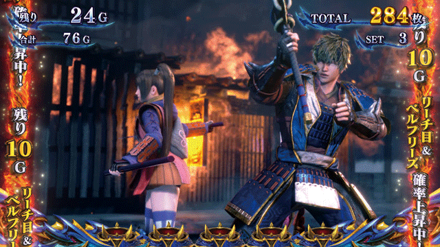 スマスロ新鬼武者3　AT　リーチ目高確