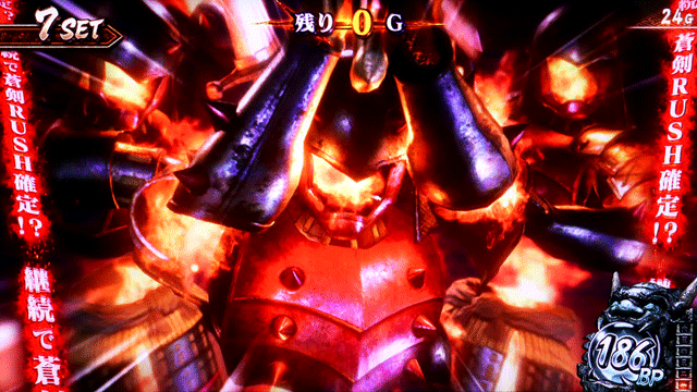 スマスロ新鬼武者3　鬼斬チャージ中演出　幻魔強襲演出　闇傀儡