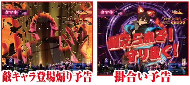 eフィーバー炎炎ノ消防隊2 RUSH中主要予告演出信頼度