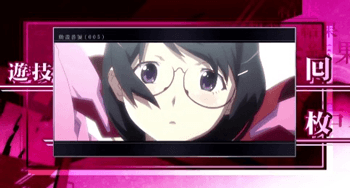 スマスロ化物語のAT終了画面 羽川翼(はねかわつばさ) 偶数設定示唆画面