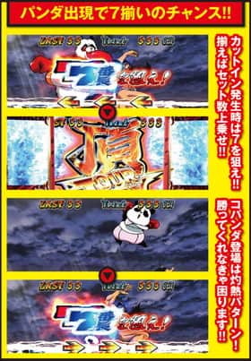 番長3の番長ボーナス(チャンス告知・轟BB)