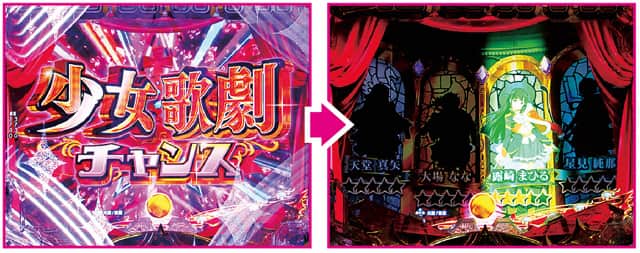 P少女☆歌劇 レヴュースタァライト99 LT3000 通常時注目リーチ演出信頼度